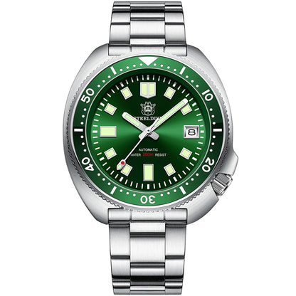 STEELDIVE SD1970 Automatic Mechanical Diver Watch Captain Willard NH35 Watches TURTLE Homage Water Resistant 200M Dive Watch Men