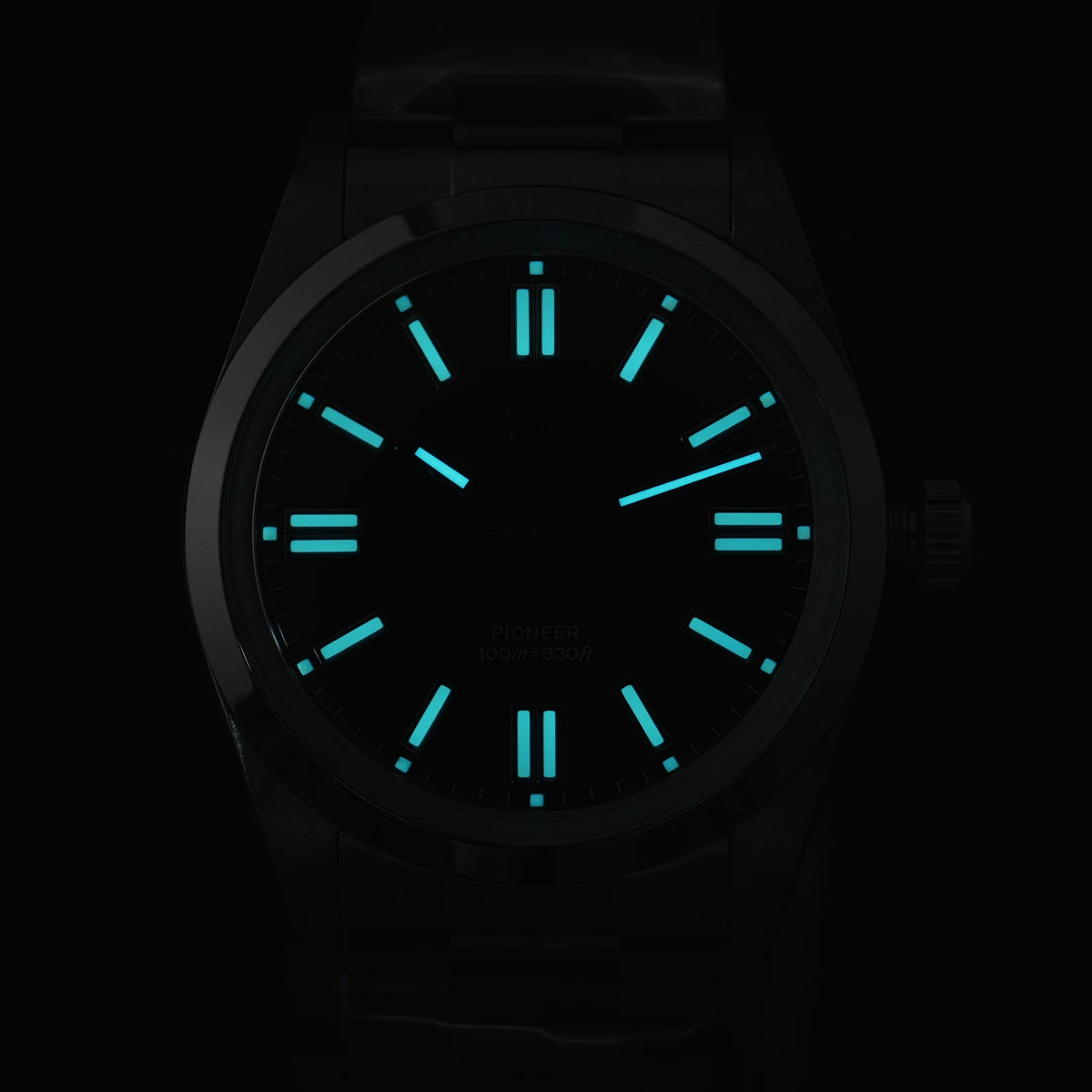 Watchdives WD1016 V3 Watch 37mm VH31 Sweep Quartz Movemet Stainless Steel Watch Waterproof Luminous Sapphire Men Wristwatch