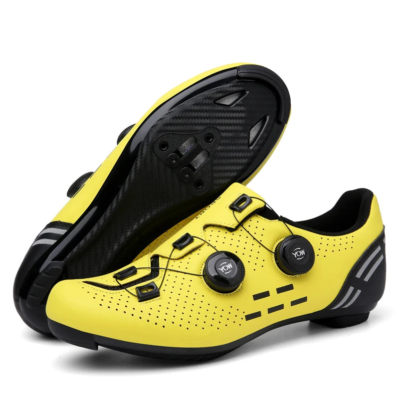 Sapatos de Ciclismo de Alta Qualidade para Homem SPD Autoencaixe Estrada Bicicleta Desporto Sapatos de Ciclismo MTB de Montanha Antiderrapantes para Mulher 36-47