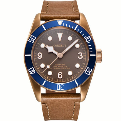 Luxury NH35A Corgeut 41mm Automatic Men Watch PVD Case Sapphire Military Male 10BAR wim Watches Luminous Mechanical WristWatches