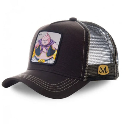 Dragon Ball Z-stilarter Anime Son Goku Bomuld Ny baseballkasket til mænd og kvinder Hip Hop Far Justerbar mesh-kasket Trucker-kasket