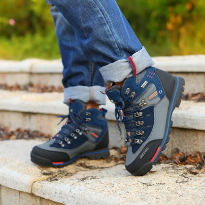 Sapatos de caminhada para homem, ténis outdoor de escalada em montanha, botas de neve casuais de alta qualidade para homem