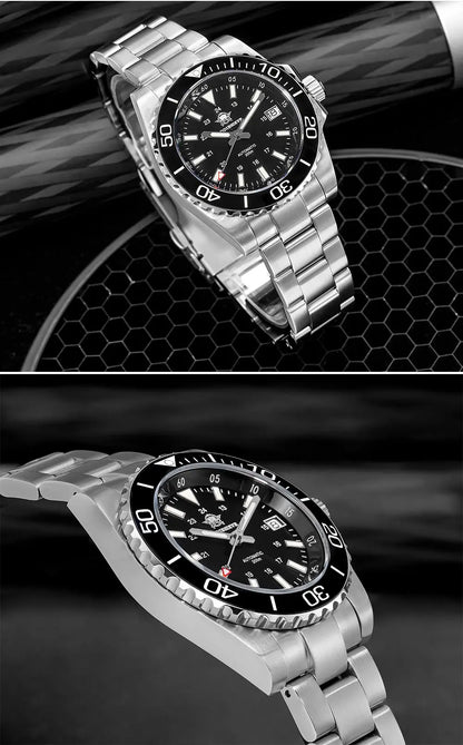ADDIESDIVE Men Luxury Watch Sapphire Crystal Ceramic Ring 20Bar Diving Luminous Automatic Mechanical Watch Exquisite Gift Clock