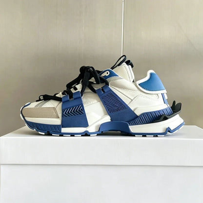 2026 Fashion Women Sneakers Size 35-46 High Quality  Platform Sneaker Men Casual Shoes Sports Running Shoes Lace Up Patchwork