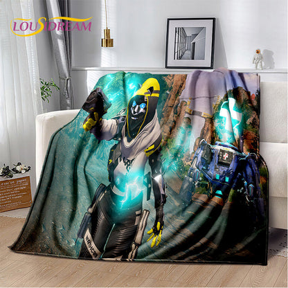 Apex Legends Game Gamer Cartoon Soft Plush Blanket,Flannel Blanket Throw Blanket for Living Room Bedroom Bed Sofa Picnic Cover