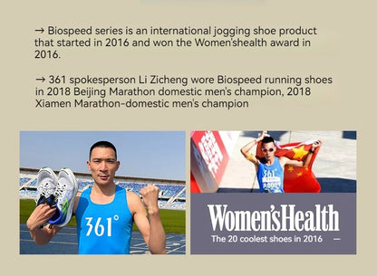 Zapatillas de running 361 Degrees BIospeed 3.0 PRO para hombre, deportivas profesionales para maratón, ligeras y transpirables, zapatillas femeninas 672412208