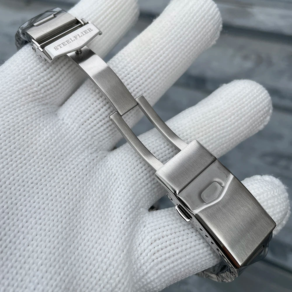 Relógio de pulso mecânico STEELFLIER Official SF792 GMT, movimento NH34, luminescência Super BGW9 C3, resistente à água até 200M, relógio de mergulho de luxo para homem