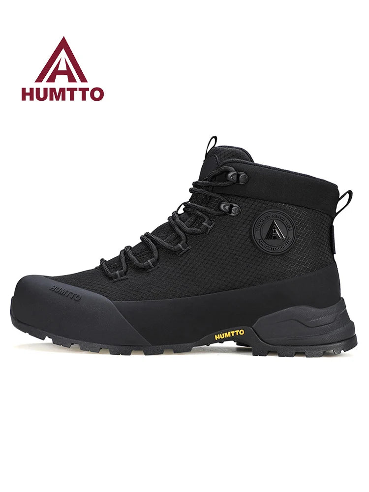HUMTTO Hiking Shoes Men Winter Outdoor Sports Climbing Shoes Hunting Boots Warm Outdoors Ankle Travel Boots Trekking Sneakers