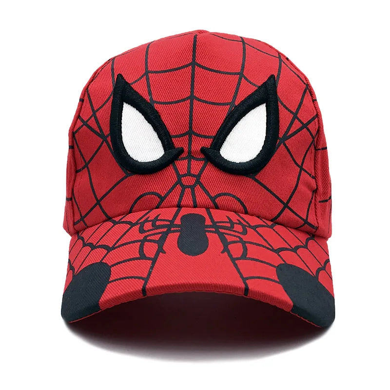 Marvel Spider-Man Anime Figure Baseball Cap Cotton Peaked Hat Student Men Lady Cartoon Outdoor Sunshade Dress Up Birthday Gift