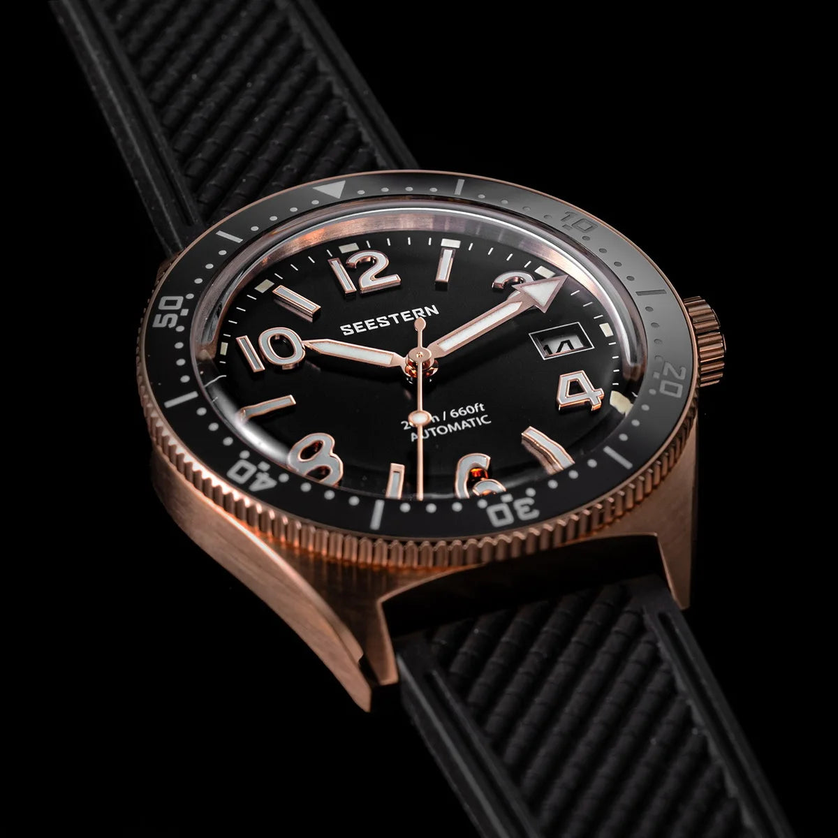 Sugess Diveing Watch of Men Automatic Mechanical Wristwatches 20ATM Waterproof Sapphire NH35A Movement BGW9 Luminous New S434-2