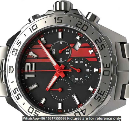 43mm Men Luxury Watches in 904L Steel Quartz Movement Exquisite Heritage And Artisanal Excellence-T