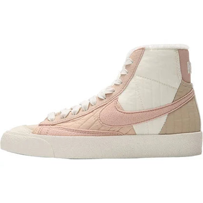 Nike Official Genuine BLAZER Pioneer — Sapatilhas casuais desportivas de cano alto para mulher DO7445-261