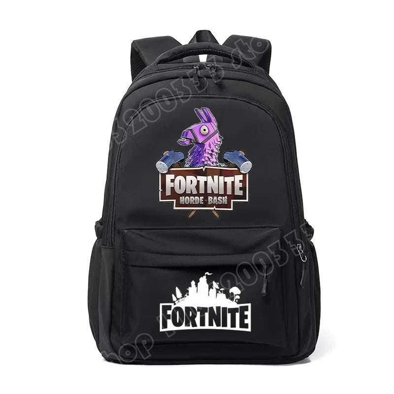 Fortnite Kids Backpack Portable Large Capacity Student Schoolbag Cartoon Printed Shoulder Bag School Supplies for Boys Gift