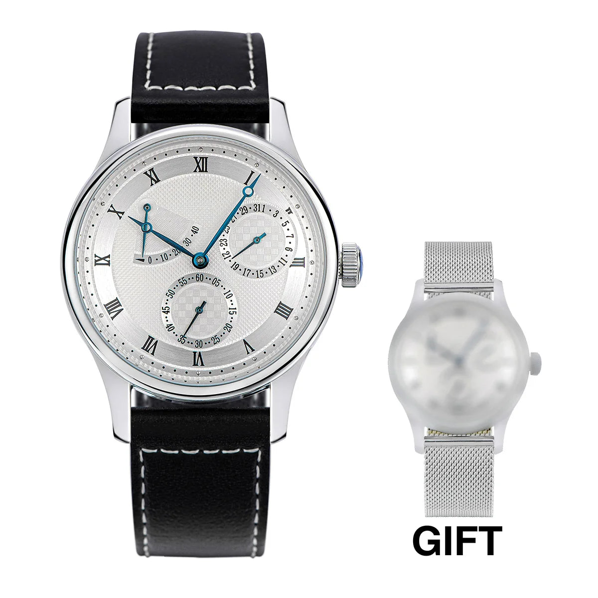 Reloj de hombre Pilot 40mm 1963, reloj de pulsera mecánico automático con movimiento Tianjin ST1780, diseño militar, nuevo 2024