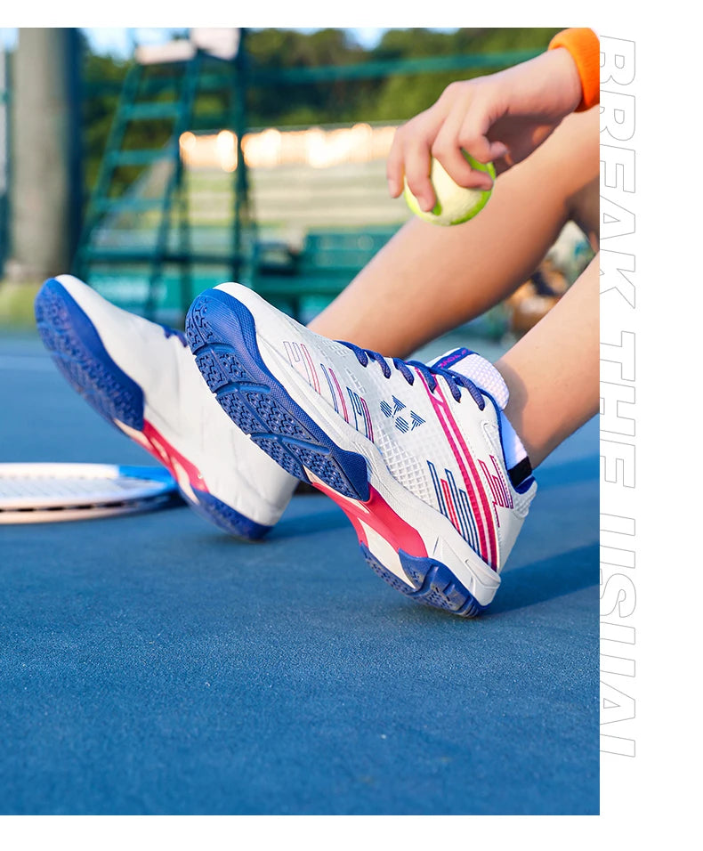 New Professional Badminton Shoes Sneakers Men's Breathable Anti-slip Tennis Sport Shoes for Men Women Training Sneakers