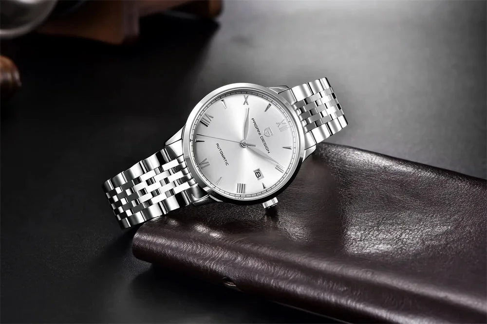 PAGANI DESIGN 40MM Pilot Men Mechanical Watch Luxury Sapphire Glass Automatic Watch 100M Waterproof NH35 Wristwatch For Men