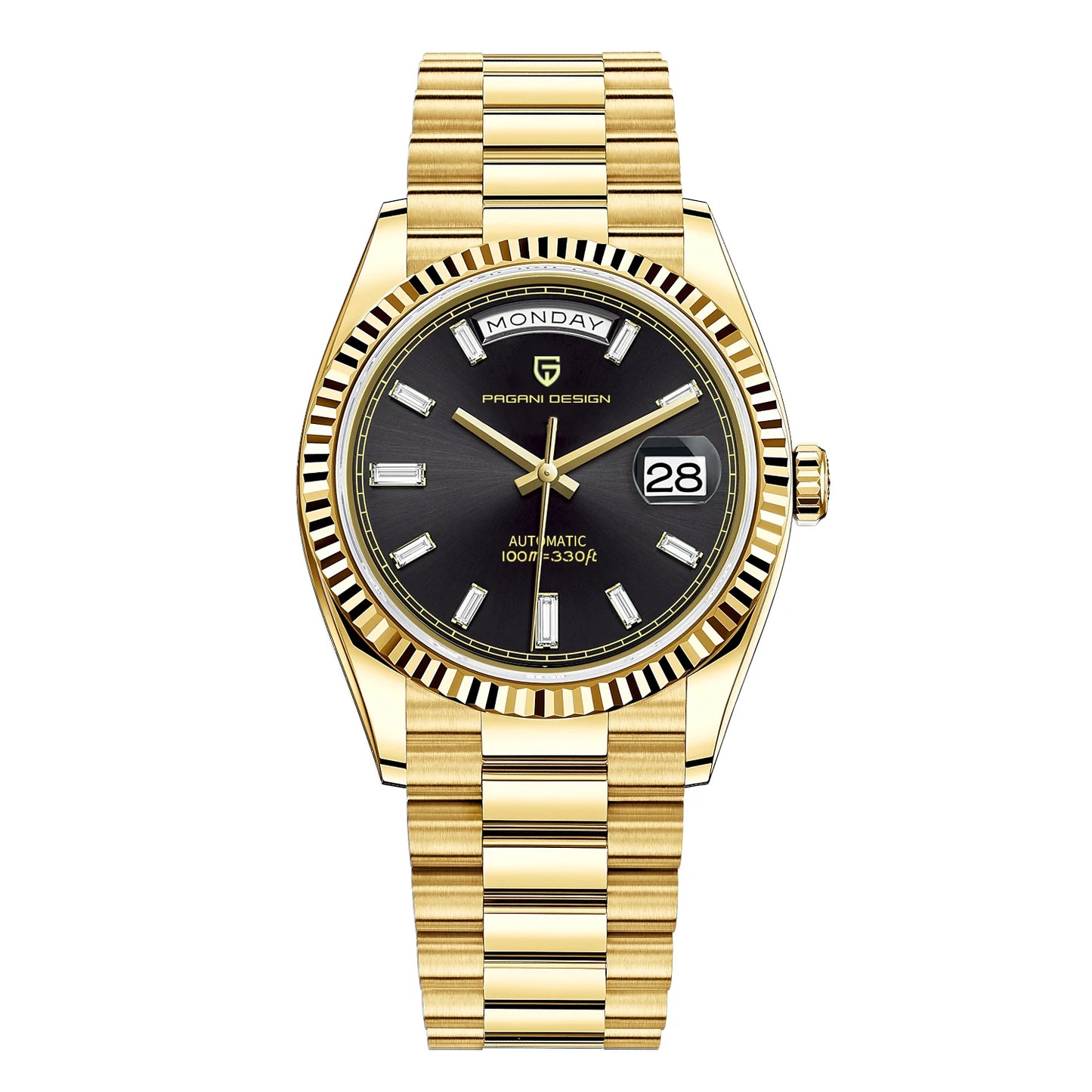 PAGANI DESIGN Enamel Dial 2026 New DD36 Men's Watches Silver Gold Luxury Automatic Watch Men Waterproof Mechanical Wristwatch