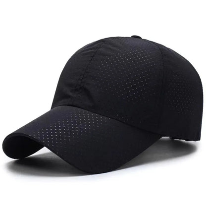 Schnelltrocknende Sonnenkappe für Damen, Outdoor-Freizeit-Sportmütze für Herren, Baseballkappe in Übergröße (60–65 cm), verstellbare Sonnenblende, Schirmmütze