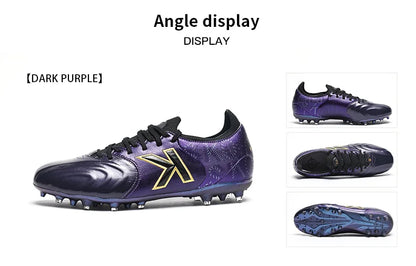 Kelme Kangaroo Leather MG Soccer Shoes Professional Match Sports Football Shoes Outdoor Anti-Slip Football Boots