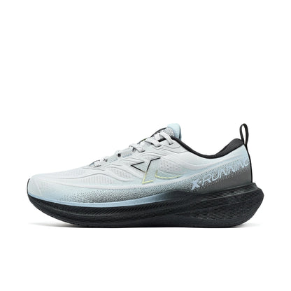 Xtep Running Shoes for Men 2025 Winter Trendy Shock Absorption Cushioning Non-Slip Comfortable Lace-Up Sneakers 875419110045