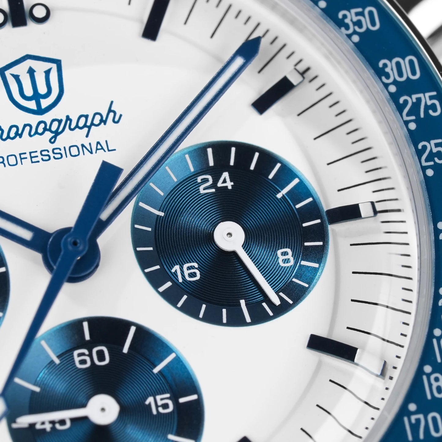Relógio Masculino Watchdives New Wd1863 Quartz VK63 Chronograph, Safira Abaulada, Impermeável, 39Mm, Aço, Marca Premium, Luxo Business