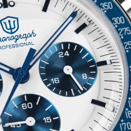 Relógio Masculino Watchdives New Wd1863 Quartz VK63 Chronograph, Safira Abaulada, Impermeável, 39Mm, Aço, Marca Premium, Luxo Business