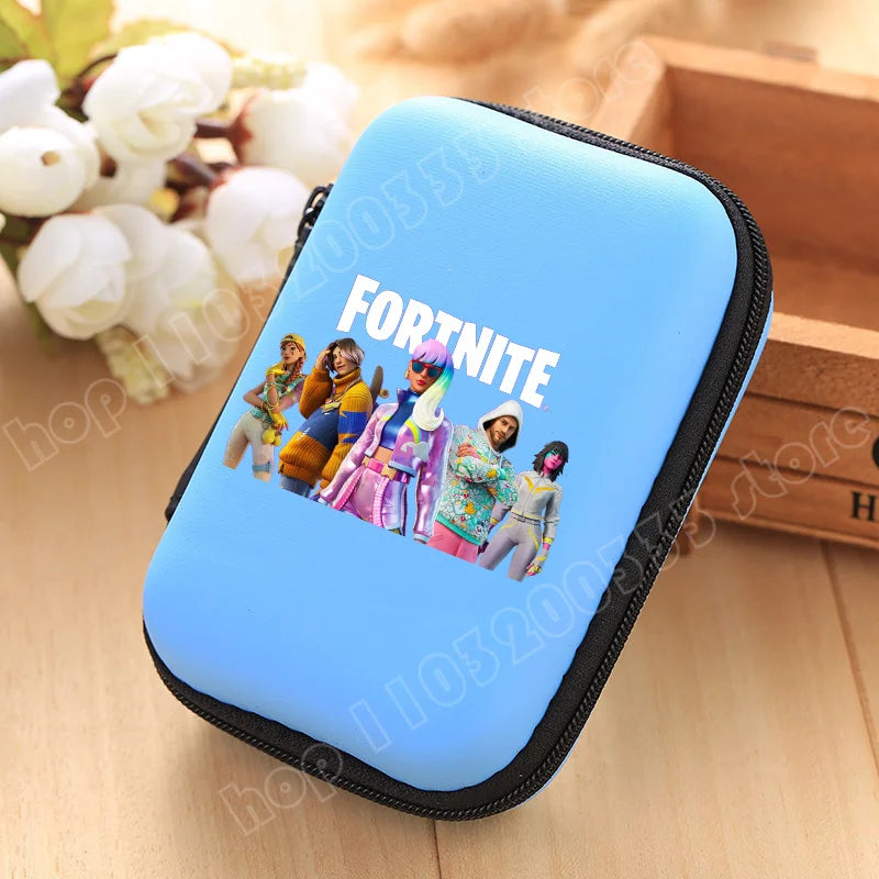 Nova Bolsa de Arrumação Fortnite Multifuncional para Cabos de Dados, Carregadores e Auriculares, Bolsa Protetora de Viagem, Presente de Aniversário para Crianças