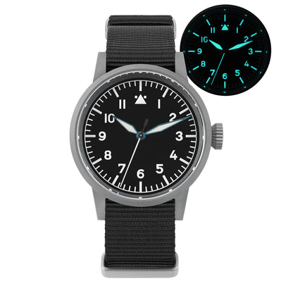 Militado ML10 Quartz Watch VH31 Sweeping Second Movement Sapphire Crystal BGW9 Luminous 10Bar Waterproof 36.9mm Vintage Watches