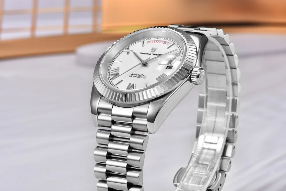 2026 New PAGANI DESIGN Rose Gold Luxury Men's Watches Automatic Mechanical Watch For Man AR Sapphire Waterproof Date Men Clock
