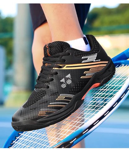 New Professional Badminton Shoes Sneakers Men's Breathable Anti-slip Tennis Sport Shoes for Men Women Training Sneakers