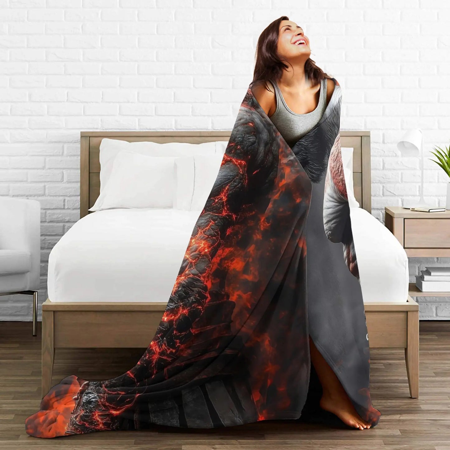 God of War Games Kratos Cartoon  Blanket Quality Soft  Bedding Throws Winter Travel Office Home Decor Aesthetic Bedspread