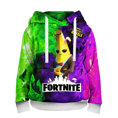 Fortnite Men Hoodie Fashion 3D Print Sweatshirt Battle Game Hoodies Boys Girls Hip Hop Hombre Casual Outerwear