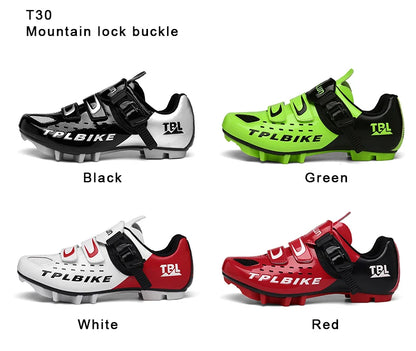 New Men's and Women's Bicycle Shoes,Outdoor Cycling Shoes,Three Functional Soles,Professional Training Shoes