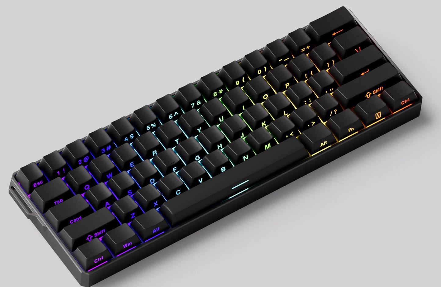 Akko MonsGeek FUN60 Ultra Mechanical Gaming Keyboard Magnetic Switch 60% Rapid Trigger 8K HE/TMR Custom Aluminum Keyboard Gamer