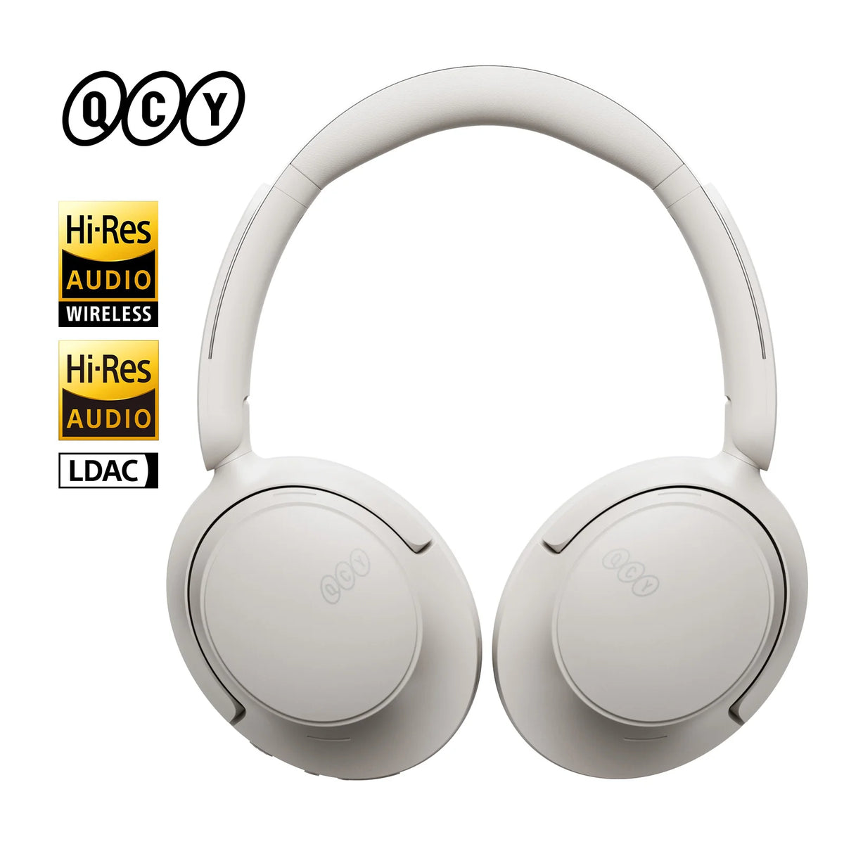 Casque sans fil Bluetooth 6.0 QCY BH25H3SA avec audio spatial 3D, réduction de bruit active adaptative -56 dB, haut-parleur de 53 mm, casque pliable supra-auriculaire