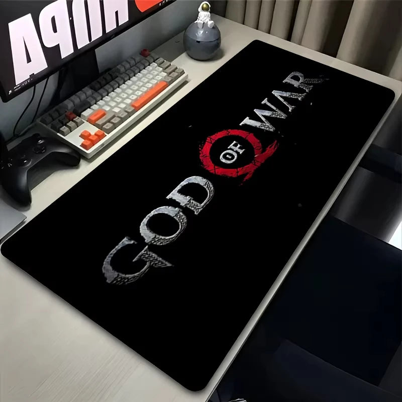 Game God of War Mouse Pad Large Keyboard Pad Floor Mat Computer Accessories Non-slip Desk Mat Game Player PC Carpet Mousepad