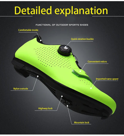 Cycling Sneakers Breathable MTB Shoes Men Women Trail Mountain Bicycle Riding Shoes Sport Road Bike Shoes Spd Pedal Cycle Shoes
