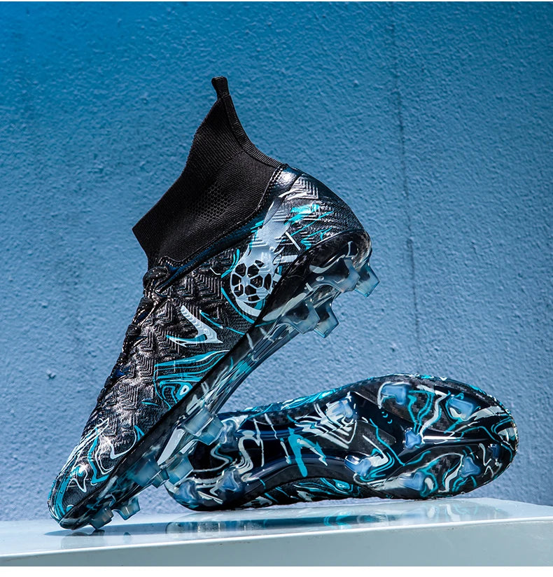 Men Professional Football Shoes Society Cleats Soccer Shoes Original Indoor Football Field Boots Grass Training TF/FG Sneakers