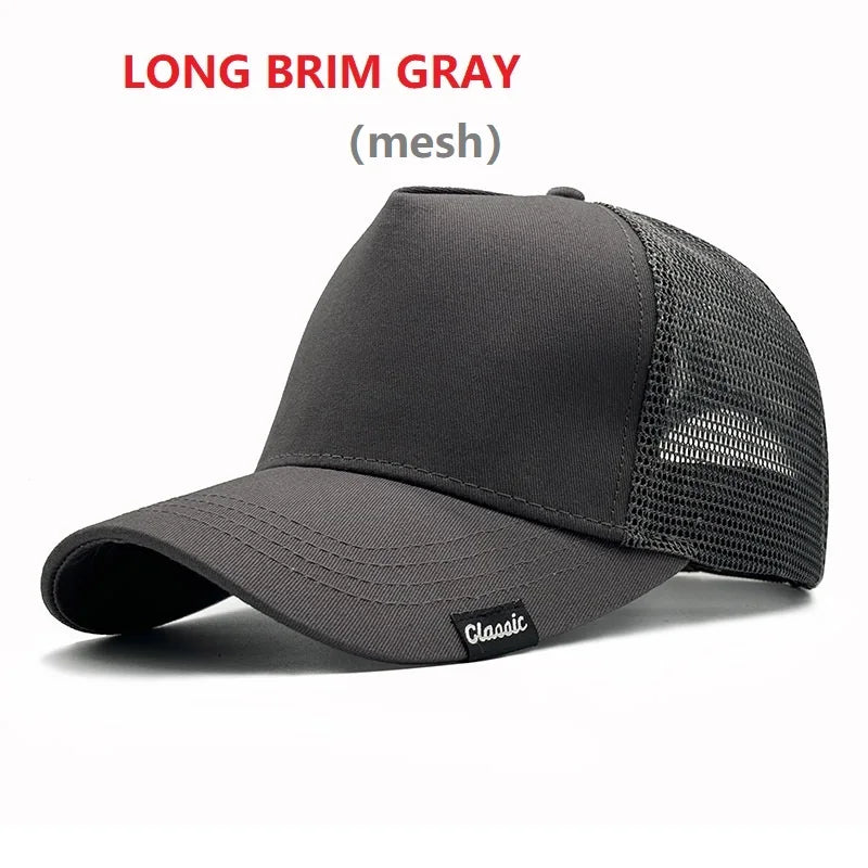 Baseball Caps for Big Head Men Women XXL Oversize High Crown Adjustable Plain Solid Snapback Hats 56-60cm 60-65cm