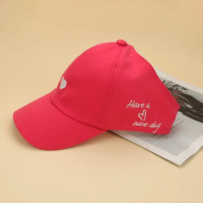 Cappellino estivo da ragazza con coda alta, visiera parasole ad asciugatura rapida, cappellino da baseball per bambini senza visiera, cappellino regolabile da ragazza in colori pastello