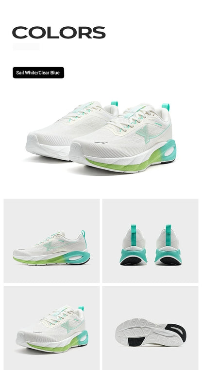 Xtep Lingbu 2.0 Running Shoes Male 2025 Spring ACE Support Feather Foam Sports Shoes Stability Advanced Sneakers 875119110001