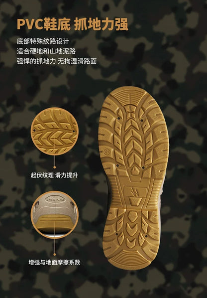 Anti Slip and Wear-resistant Hiking Shoes Comfortable Desert Work Boots Autumn Winter Platform and Ankle Boots, Men's Snow Boots