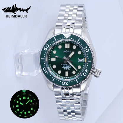 Heimdallr Diver Watch For Men MM300 Sumo SBDX 300M Waterproof Sapphire Crystal C3 Luminous NH35 Automatic Movement Wristwatch
