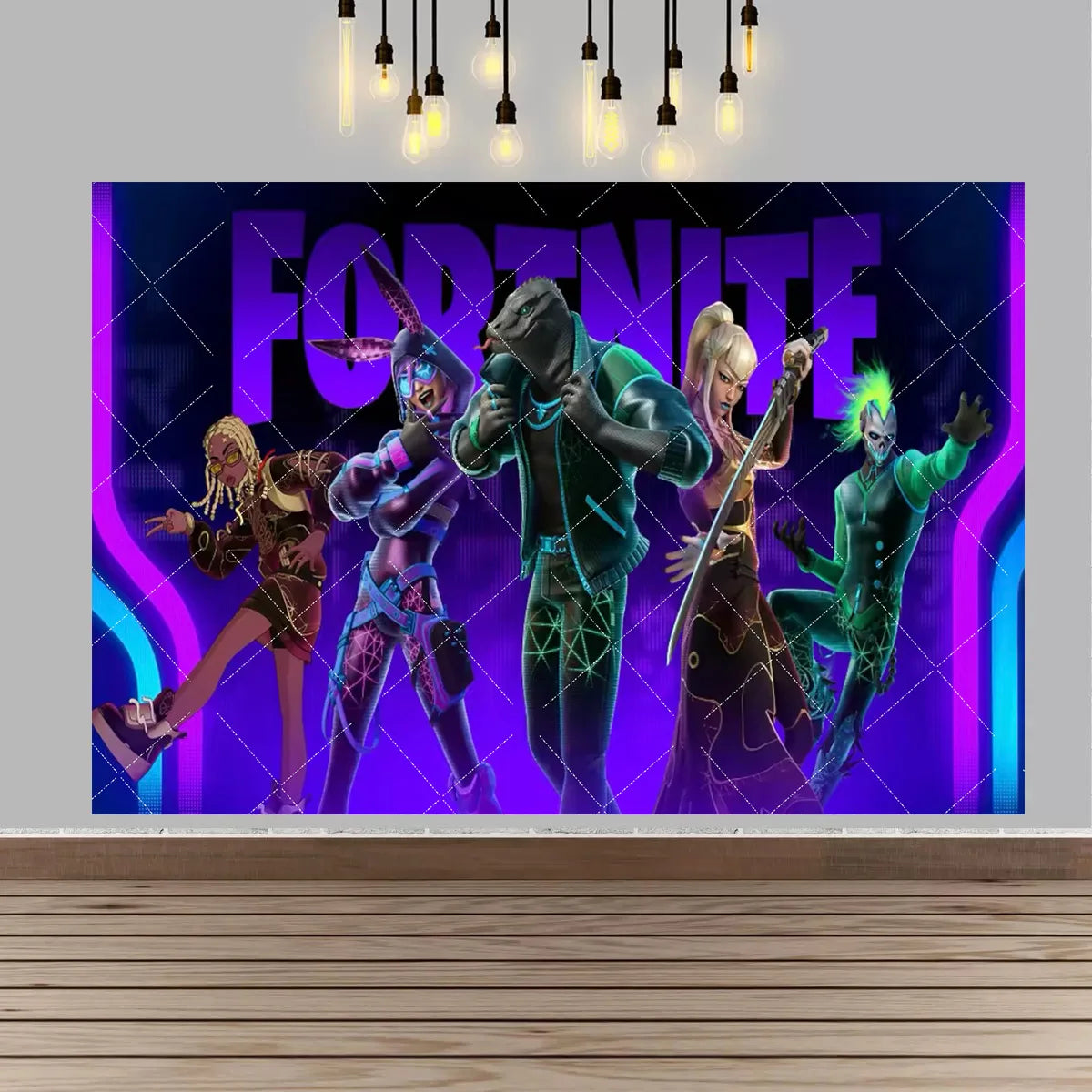 Backdrop F-fortniteds para Festa de Aniversário de Rapaz, Faixa Decorativa Infantil, Decoração de Mesa de Bolo de Aniversário, Acessórios para Festa, Adereços Fotográficos e Presente
