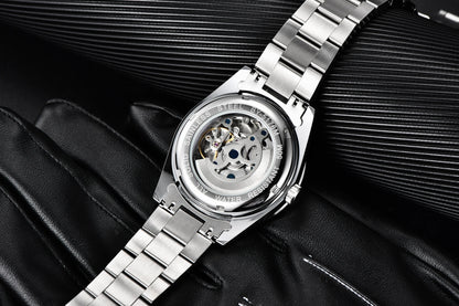 BENYAR – Nuevo reloj para hombre, marca de lujo, reloj mecánico automático, resistente al agua hasta 50 m, modelo deportivo con agujas luminiscentes