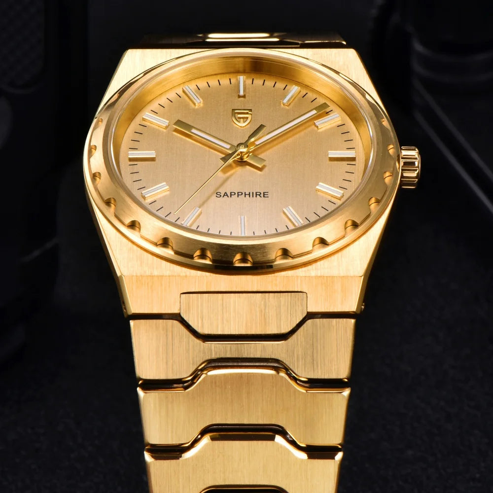 PAGANI DESIGN 2026 New Thin 7mm Fashion Men's Quartz Watch 10Bar Waterproof Stainless Steel Sapphire C3 Upgrade V2 reloj hombre