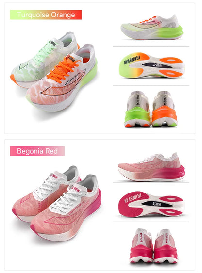 IRUNSVAN Original Carbon Plate Marathon Running Shoes Men Professional Stable Support Shock-relief Ultra-light Rebound Sneakers