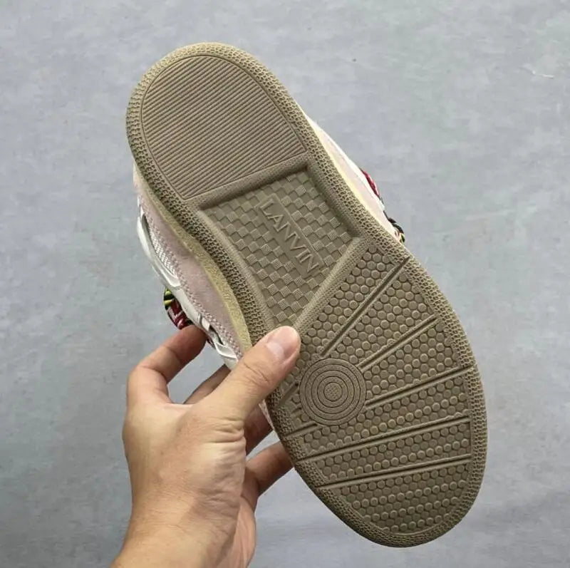 Men's and Women's Original Thick Soled Casual Sports Shoes LANVIN SPORT Fashion Casual Sneakers for Couples Skateboard Shoes