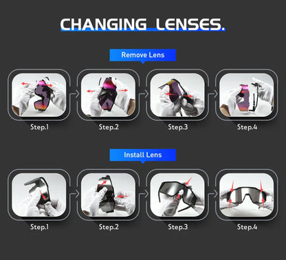 Kapvoe Sports Driving bike Cycling Glasses running climbing Sunglasses Outdoor for Men Woman Bicycle Cycling UV400 Goggles hot