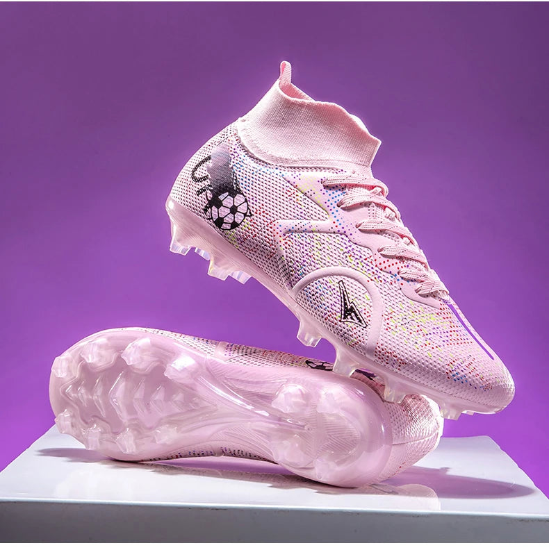 Scarpe da calcio professionali da uomo, scarpe da calcetto con tacchetti, sneakers da calcio ultraleggere per allenamento e sport all’aperto